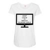 keep calm and watch gilmore girls Maternity Scoop Neck T-shirt