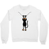 a cat always with me Crewneck Sweatshirt
