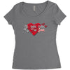 FAHRIE77 Women's Triblend Scoop T-shirt