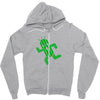 cactuar final fantasy Zipper Hoodie