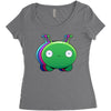 Mooncake Colorful Women's Triblend Scoop T-shirt