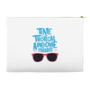 time to go tropical awesome paradise Accessory Pouches
