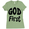 god first Ladies Fitted T-Shirt