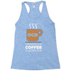 coffee addiction Racerback Tank