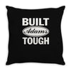 built adams tough Throw Pillow