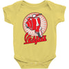 retro vespa red ideal birthday present or gift Baby Bodysuit