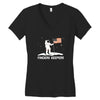 finders keepers Women's V-Neck T-Shirt