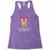 i teach a thing or two at gator run elementary Racerback Tank