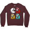 pac skull copy Crewneck Sweatshirt