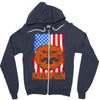 halloween american flag halloween american flag Zipper Hoodie