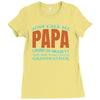 call me papa Ladies Fitted T-Shirt