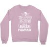 You Cant Scare Me I am Biker Pawpaw Crewneck Sweatshirt