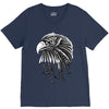 eagle ornate V-Neck Tee