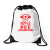 spelling bee champiun Drawstring Bags
