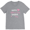 Happy Fathers Day Daddy V-Neck Tee