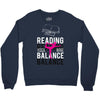 Reading Yoga Wine Balance Crewneck Sweatshirt