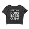 pet dog ladies slogan Crop Top