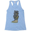 mucus bear Racerback Tank