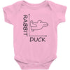 rabbit duck Baby Bodysuit