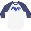 vote aye for scotland scottish yes independence 3/4 Sleeve Shirt