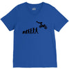 evolution of a biker dirt bike mx motocross t shirt men V-Neck Tee