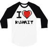 i love kuwait 3/4 Sleeve Shirt