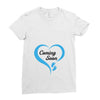 coming soon baby boy maternity design Ladies Fitted T-Shirt