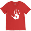 handprint sticker vinyl decal V-Neck Tee