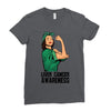 liver cancer awareness can do it Ladies Fitted T-Shirt