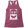 mr. robot tv series banksy fsociety Racerback Tank