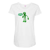 green man dance says hello 2018 Maternity Scoop Neck T-shirt