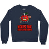 apple keeps the doctors away Crewneck Sweatshirt