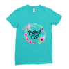floral baby girl Ladies Fitted T-Shirt