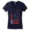 happy 4th of july Women's V-Neck T-Shirt