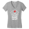 i just want to drink beer and smoke meat Women's V-Neck T-Shirt