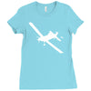 decal cal fire airplan Ladies Fitted T-Shirt