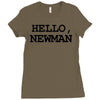 hello newman funny t shirt seinfeld vandelay tee s 3xl Ladies Fitted T-Shirt