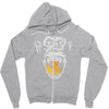 angry monkey jaune sure Zipper Hoodie