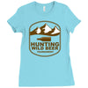hunting wild beer tournament Ladies Fitted T-Shirt