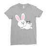 gym rabbit Ladies Fitted T-Shirt