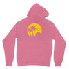 beach silhouette birds sand sunset Unisex Hoodie