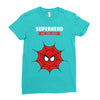 Superhero On The Way Ladies Fitted T-Shirt