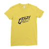 crazy racing Ladies Fitted T-Shirt