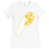 running we kick asphalt Ladies Fitted T-Shirt