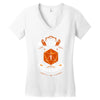 Natural 1   Orc Orange Edition Women's V-Neck T-Shirt