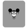 skull mickey cartoon Mousepad