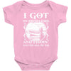 99 problems   fishin' solves all of em Baby Bodysuit