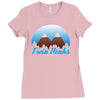 population 51,201 Ladies Fitted T-Shirt