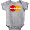 hustle hard Baby Bodysuit