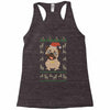 ugly sweater dog Racerback Tank